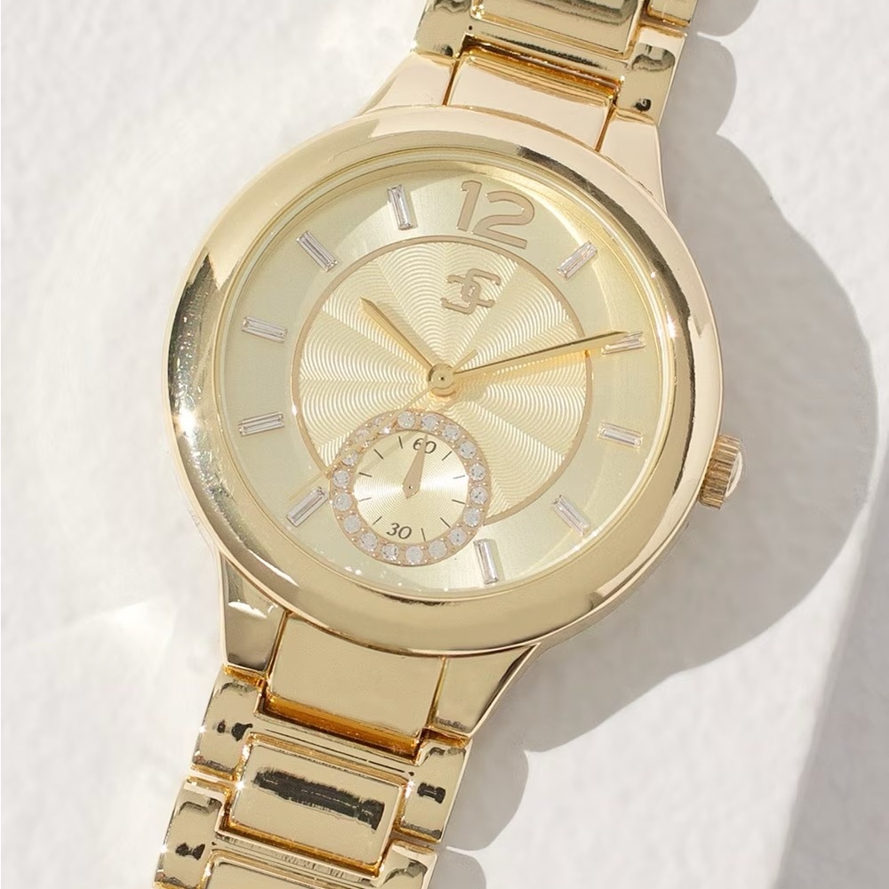 NEW! Chico’s Gold Tone Fashion Watch